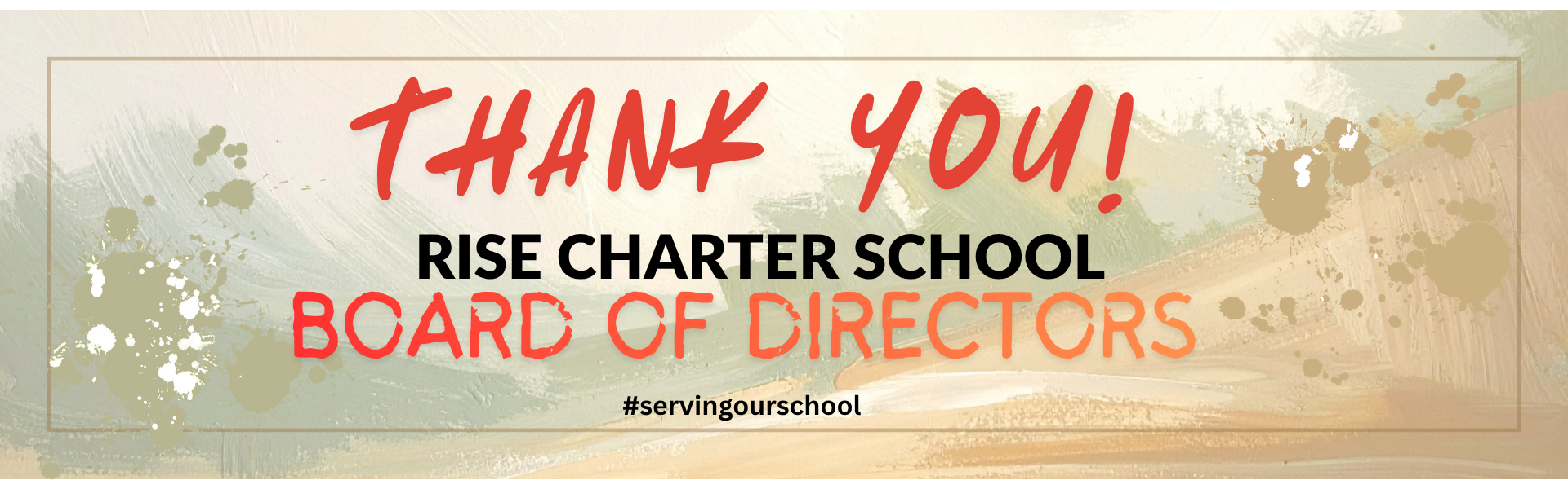 Thank you Board of Directors